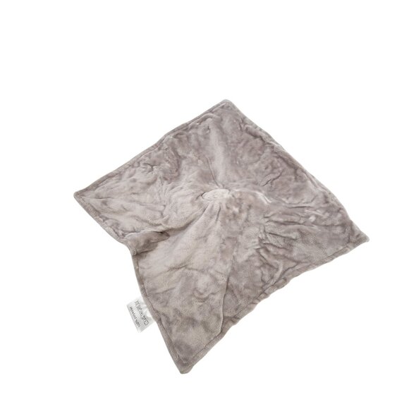 Gray Elephant Baby Security Blanket Soft Plush Lovey By Crevent 10"x10" - Picture 2 of 3